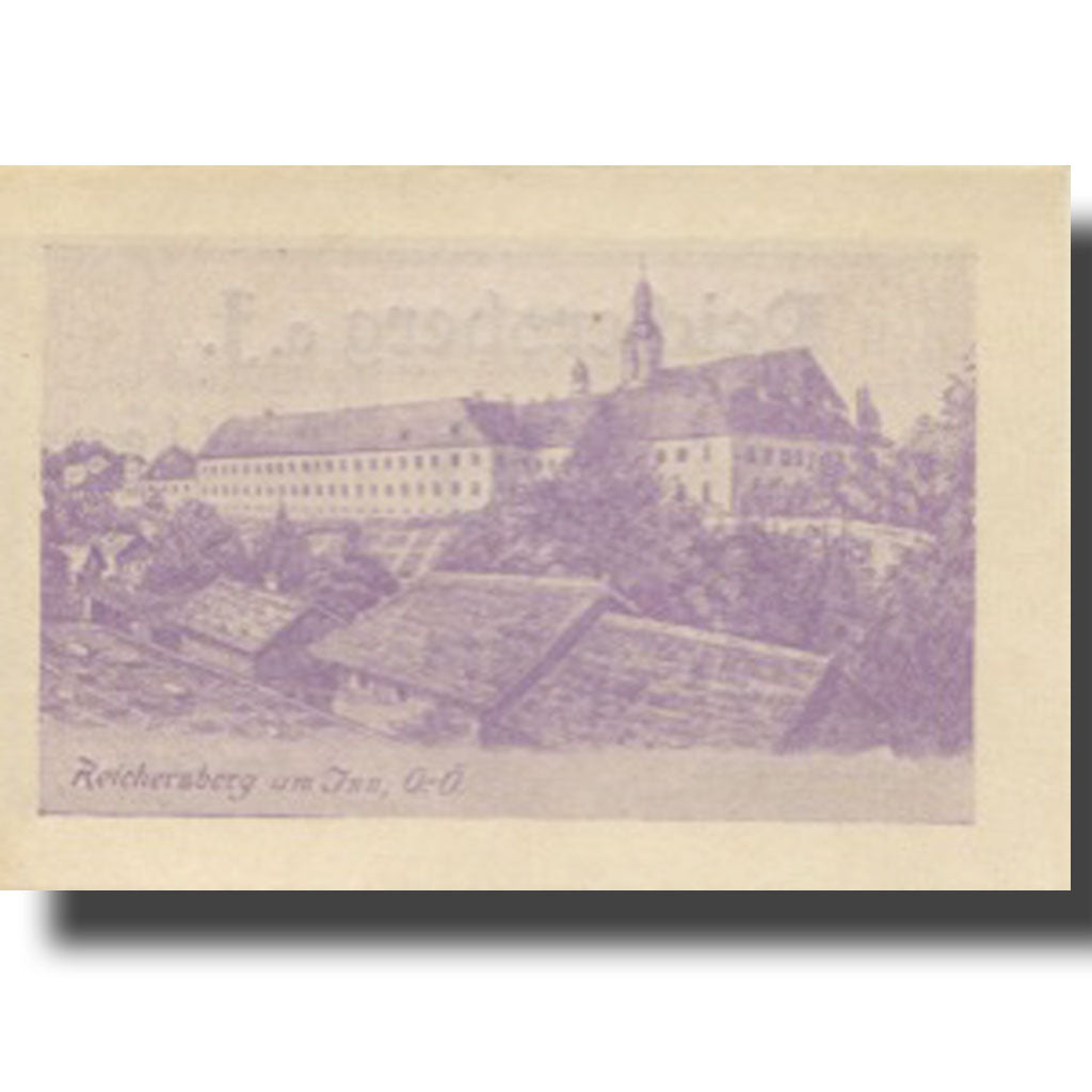 Banconote, Austria, Reichersberg, 50 Heller, château 2, 1920 SPL Meh:FS 828Ic2