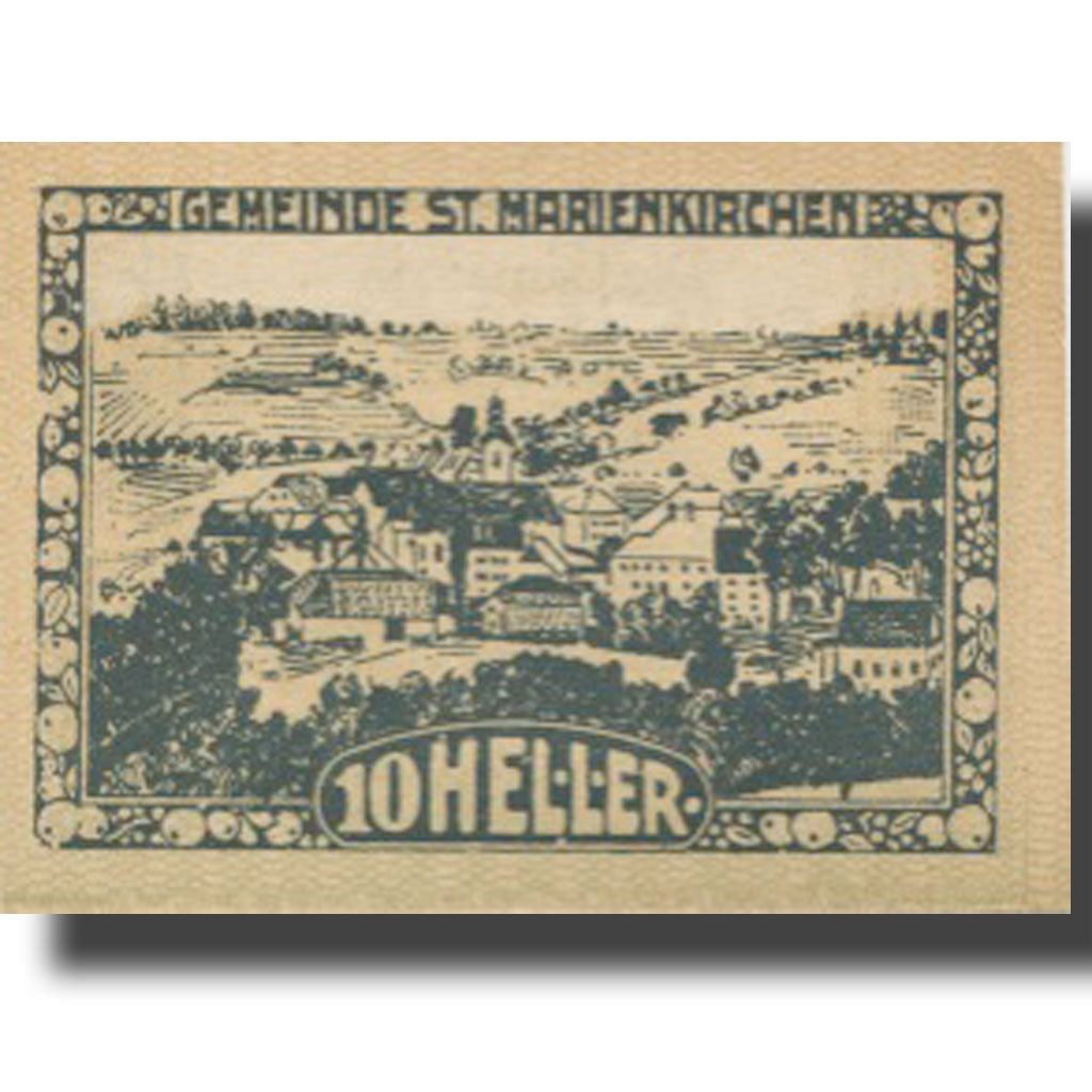 Banknote, Austria, Marienkirchen, 10 Heller, village, UNC(63), Mehl:FS 909a