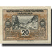 Banknote, Austria, Saalfelden, 20 Heller, montagne, 1920, UNC(63), Mehl:FS 859a