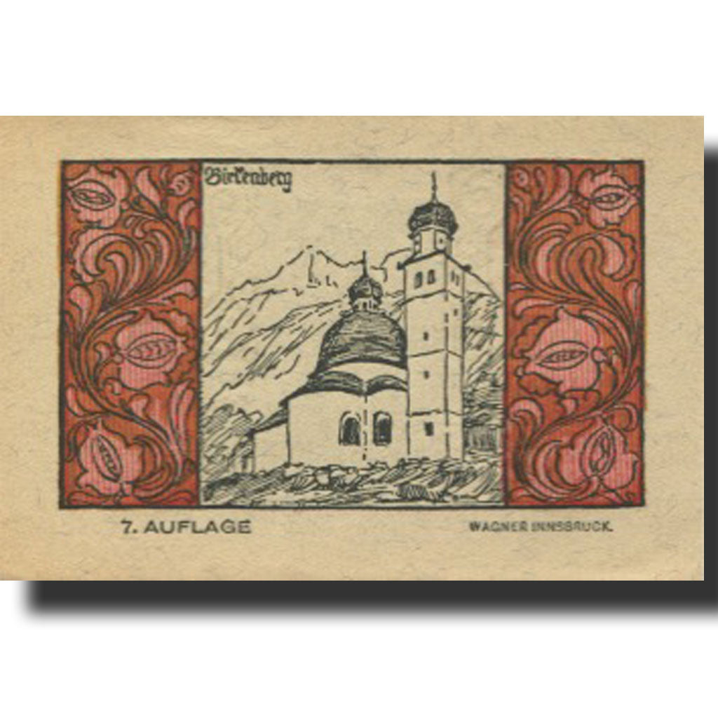 Banknote, Austria, Telfs, 95 Heller, Eglise 1921-01-31, UNC(63) Mehl:FS 1061d