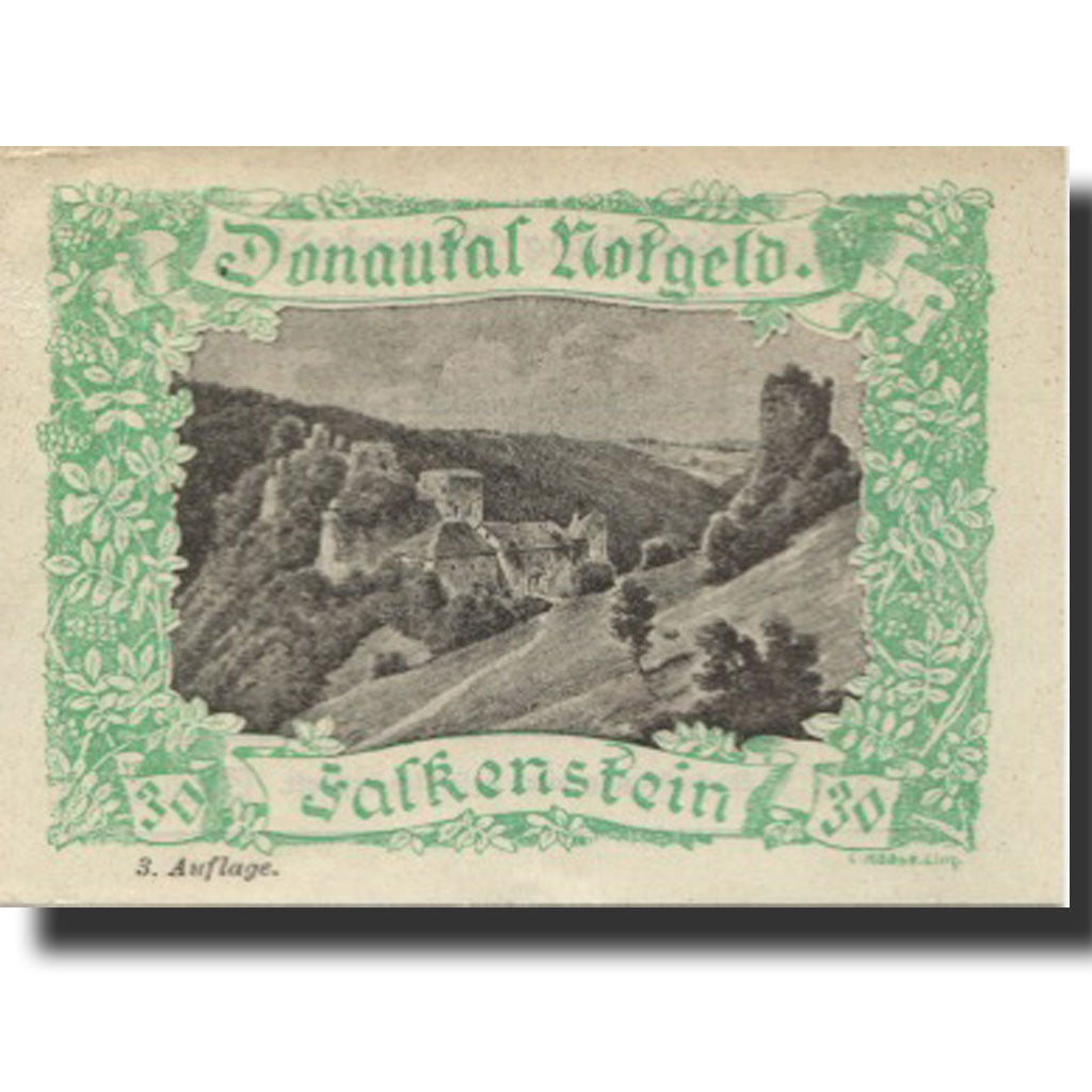 Banknote, Austria, Falkenstein, 30 Heller, ruine, UNC(63), Mehl:FS 127j