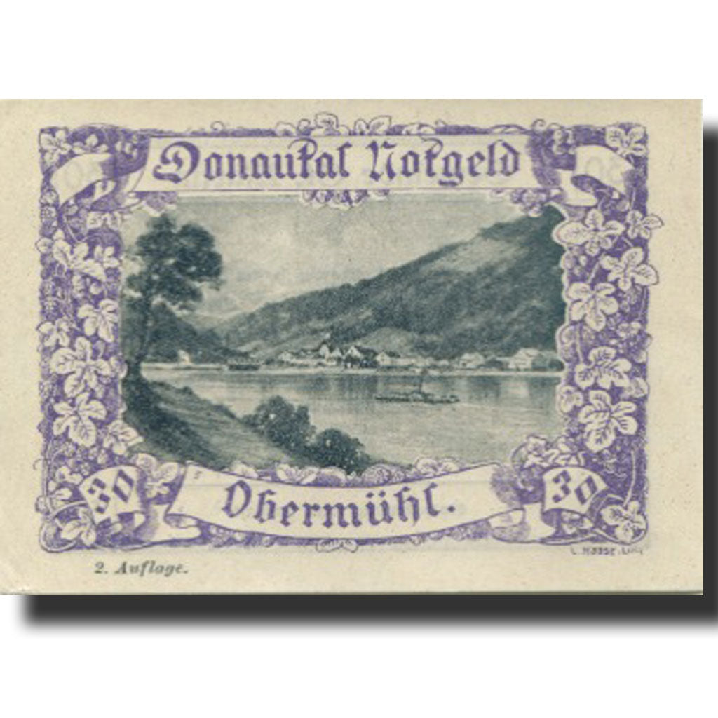 Banknote, Austria, Dhermühl, 30 Heller, lac, UNC(63), Mehl:FS 127f