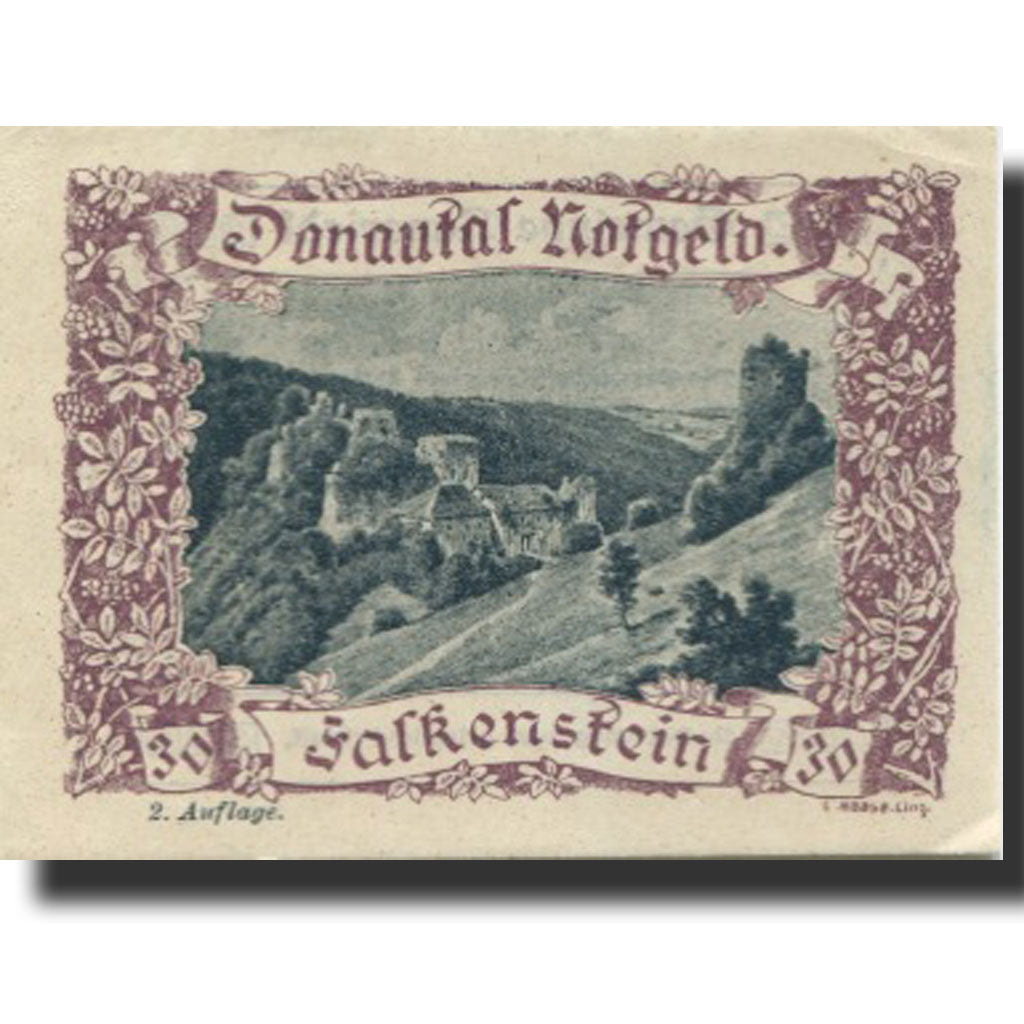 Banknote, Austria, Falkenstein, 30 Heller, ruine 1, UNC(63), Mehl:FS 127f