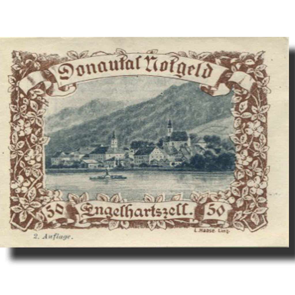 Banknote, Austria, Engelhartszell, 50 Heller, village, UNC(63), Mehl:FS 127d
