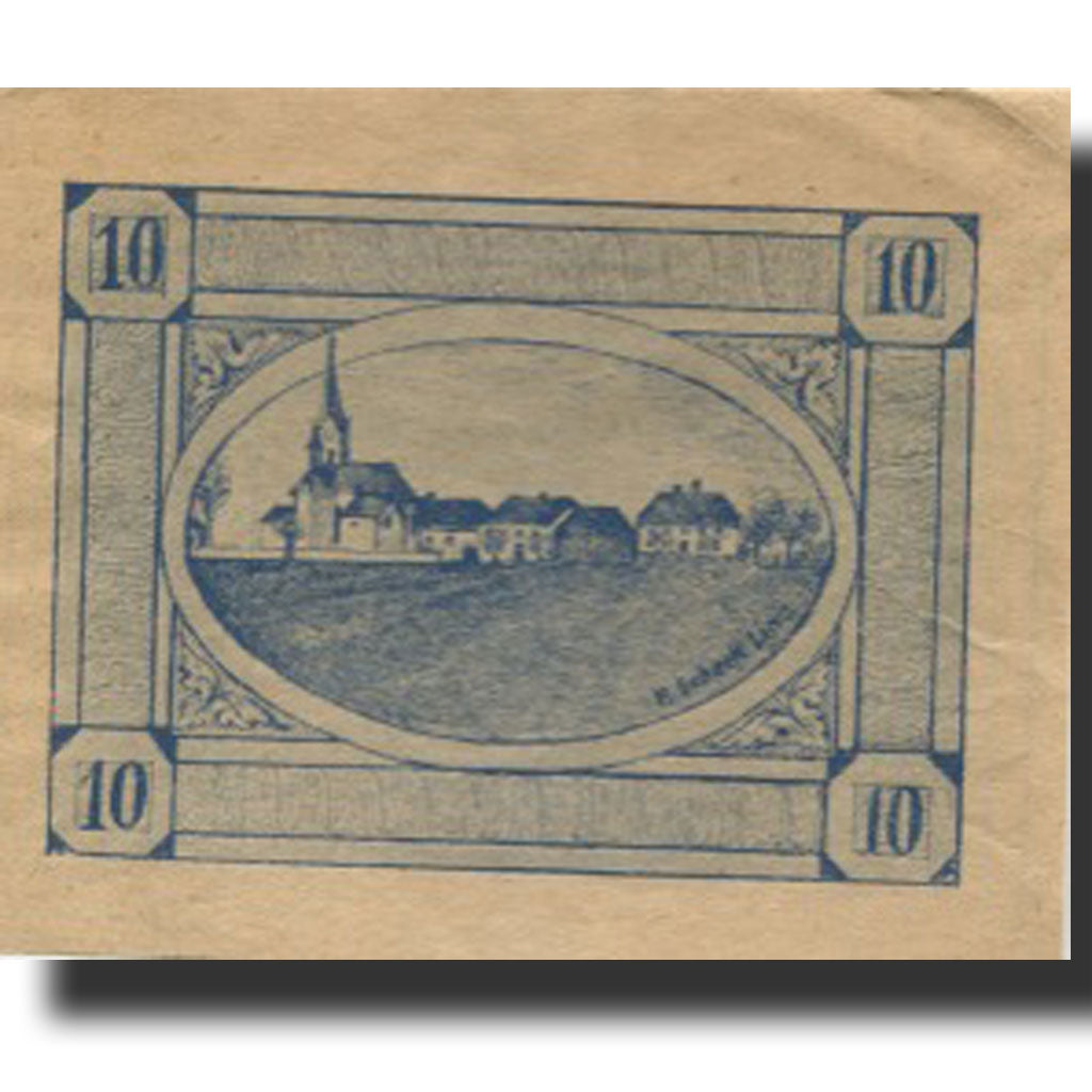Banknote, Austria, Herzogsdorf, 10 Heller, Eglise, AU(55-58), Mehl:FS 373I
