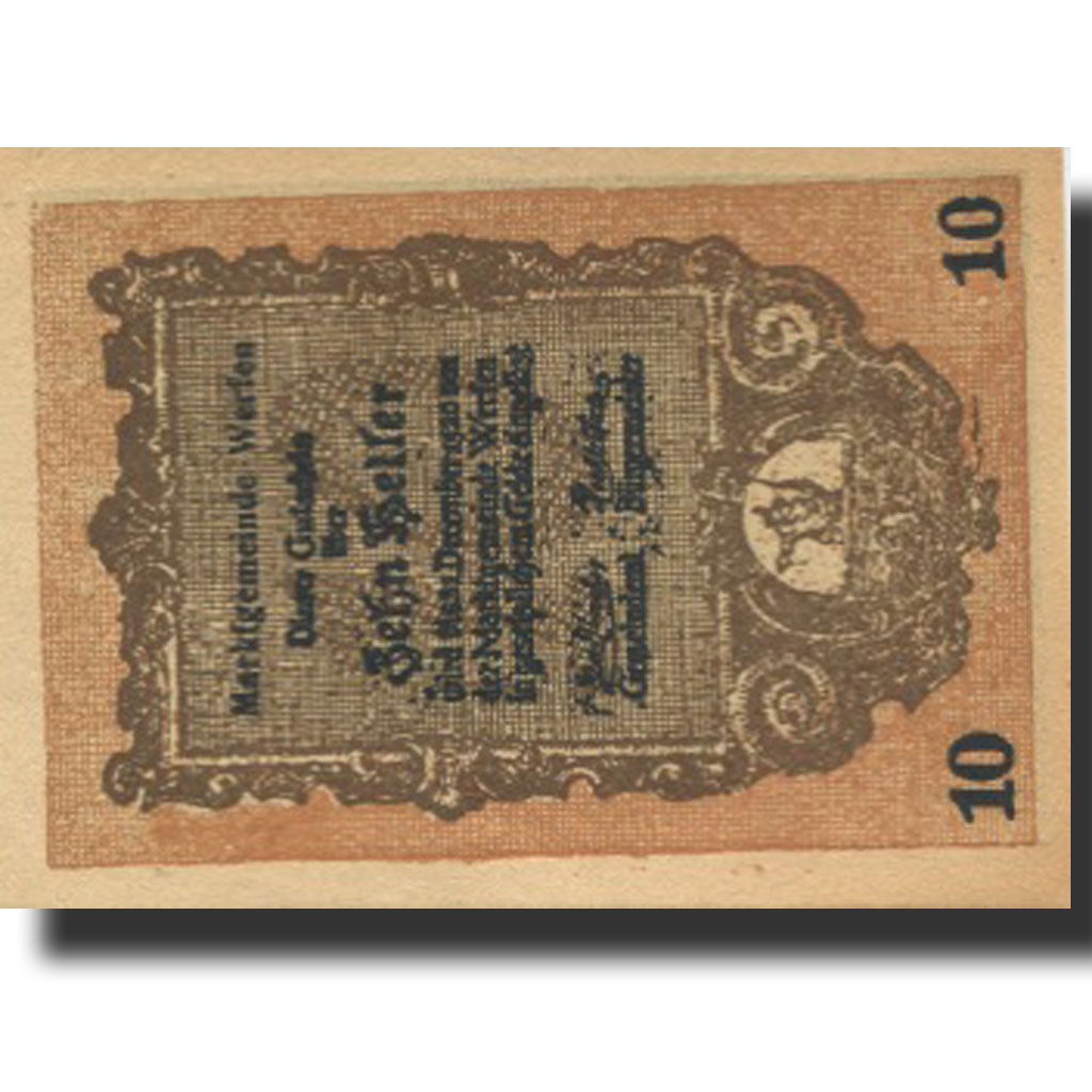 Banknote, Austria, Werfen, 10 Heller, tour 1920-12-31, UNC(63) Mehl:FS 1173a