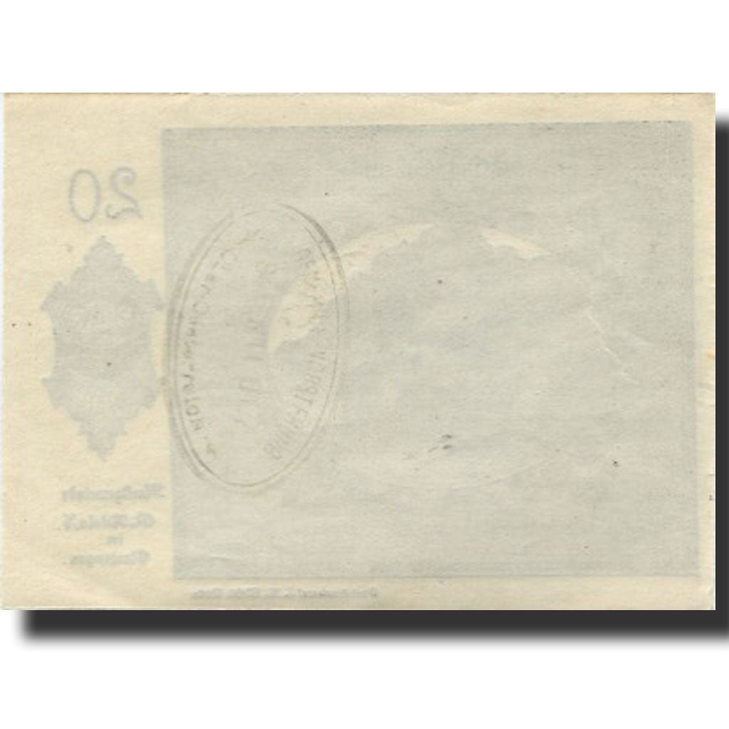 Banknote, Austria, St Nikola 20 Heller, rocher, 1920 UNC(55-58) Mehl:FS 914Ib