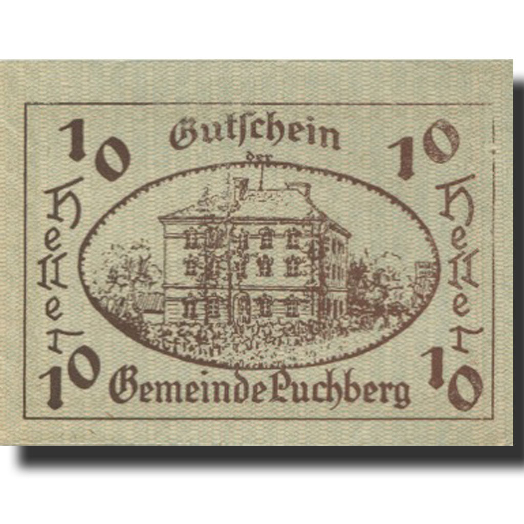 Banknote, Austria, Puchberg, 10 Heller, manoir, 1921, UNC(63) Mehl:FS 785a