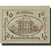 Banknote, Austria, Puchberg, 10 Heller, manoir, 1921, UNC(63) Mehl:FS 785a