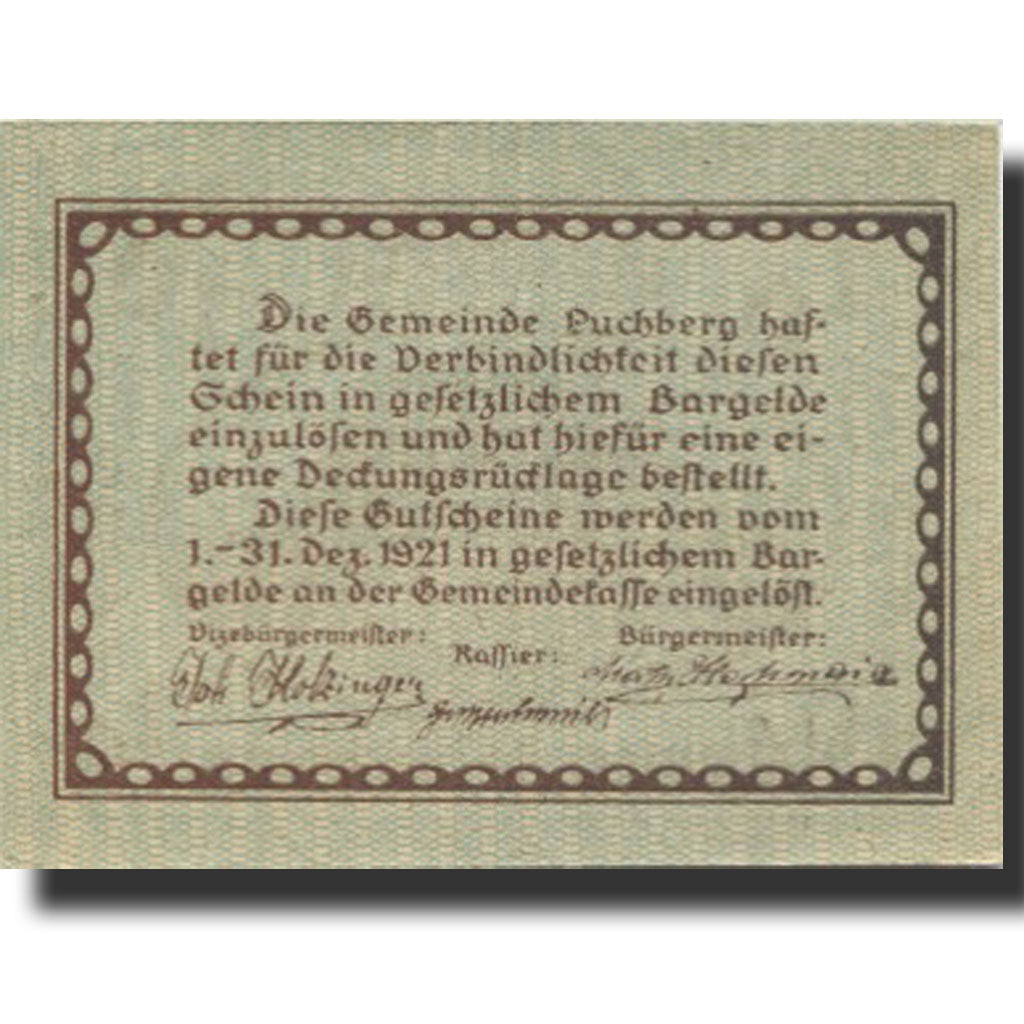 Banknote, Austria, Puchberg, 10 Heller, manoir, 1921, UNC(63) Mehl:FS 785a