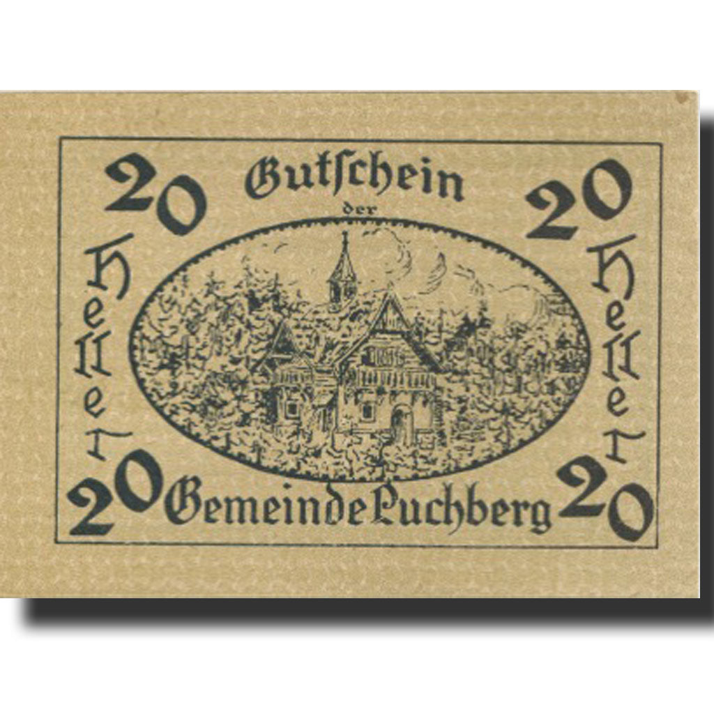 Banknote, Austria, Puchberg, 20 Heller, Forêt, 1921, UNC(63) Mehl:FS 785a