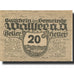 Banknote, Austria, Wallsee, 20 Heller, château, 1920 UNC(63) Mehl:FS 1137Ie