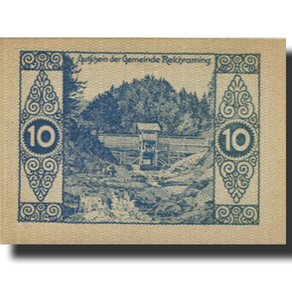 Banknote, Austria, Reichraming, 10 Heller, Forêt, 1920, UNC(63) Mehl:FS 829a