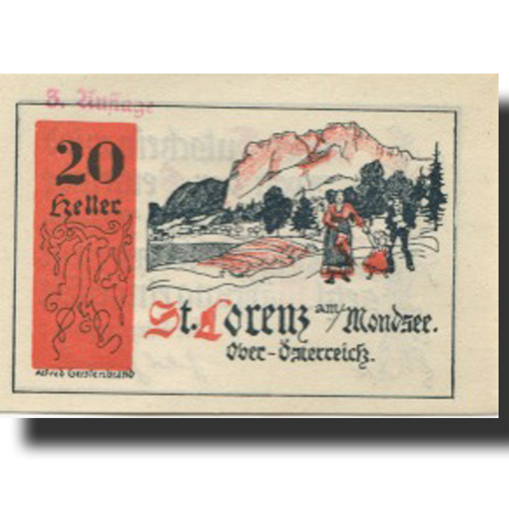 Banknote, Austria, St Lorenz, 20 Heller, lac 1920-10-30, UNC(63), Mehl:FS 904a