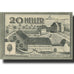 Banknote, Austria, Bodendorf, 20 Heller, château, 1921 UNC(63) Mehl:FS 96IIa