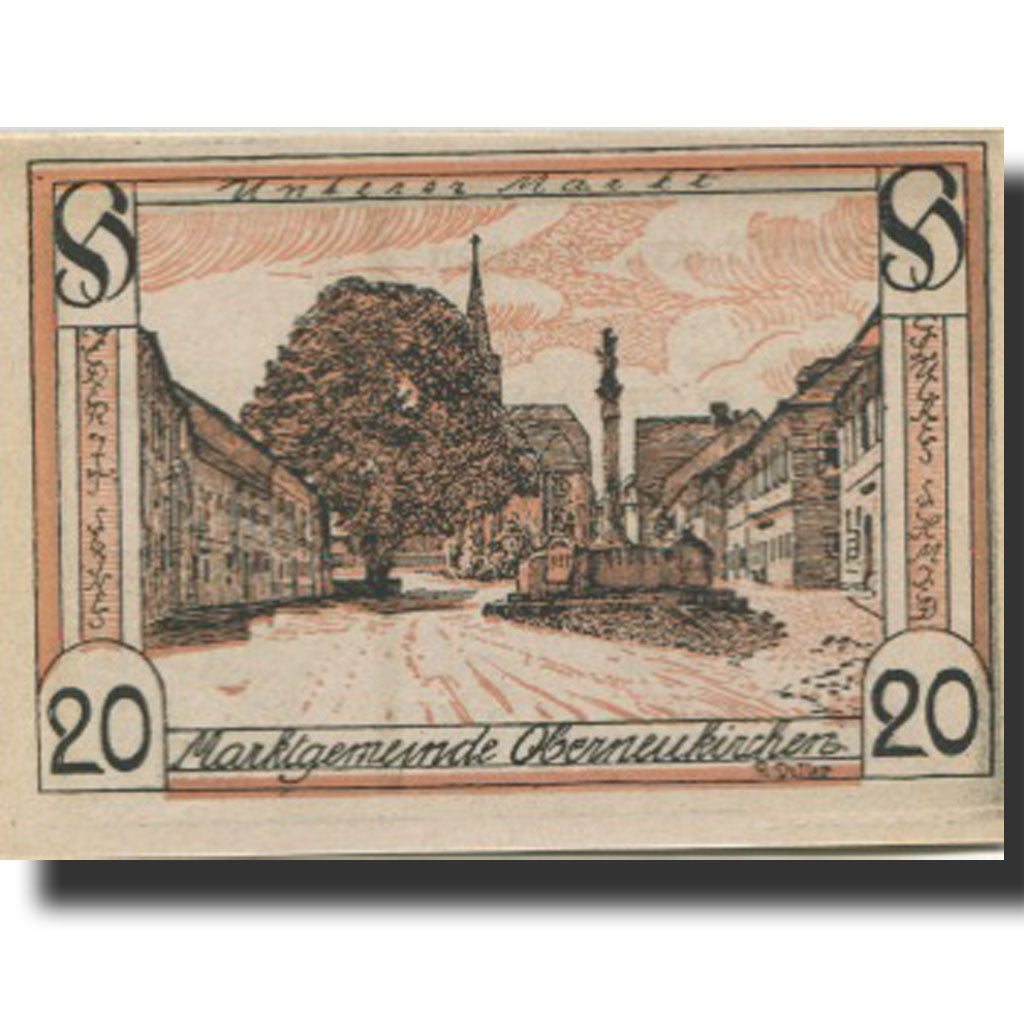 Banknote, Austria, Oberneukirchen, 20 Heller, village, UNC(63), Mehl:FS 691b