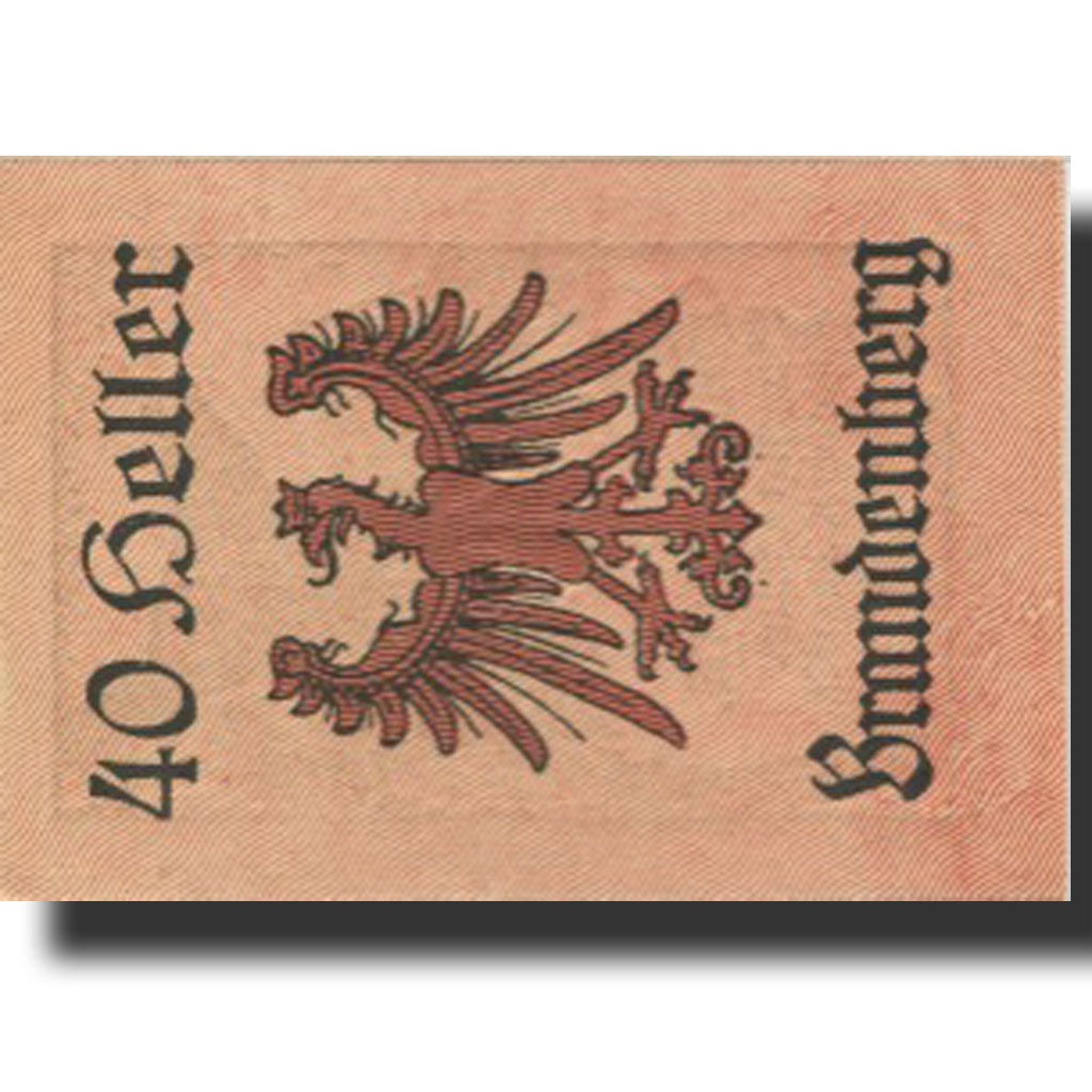 Banknote, Austria, Brandenberg, 40 Heller, hibou, 1920 UNC(63) Mehl:FS 99a