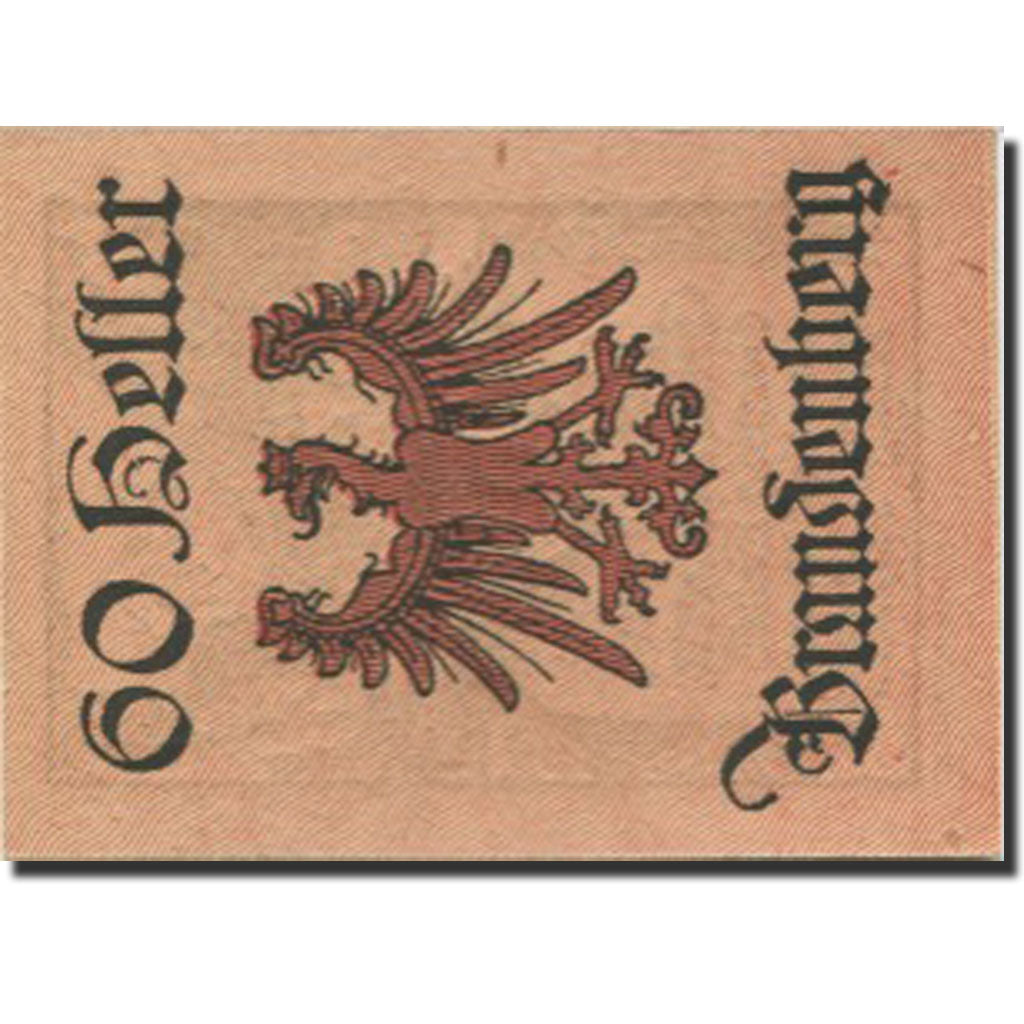 Banknote, Austria, Brandenberg, 60 Heller, cerf 1, 1920 UNC(63) Mehl:FS 99a