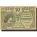 Billet, Autriche, Hausmening, 10 Heller, personnage, 1920 SPL Mehl:FS 358Ia