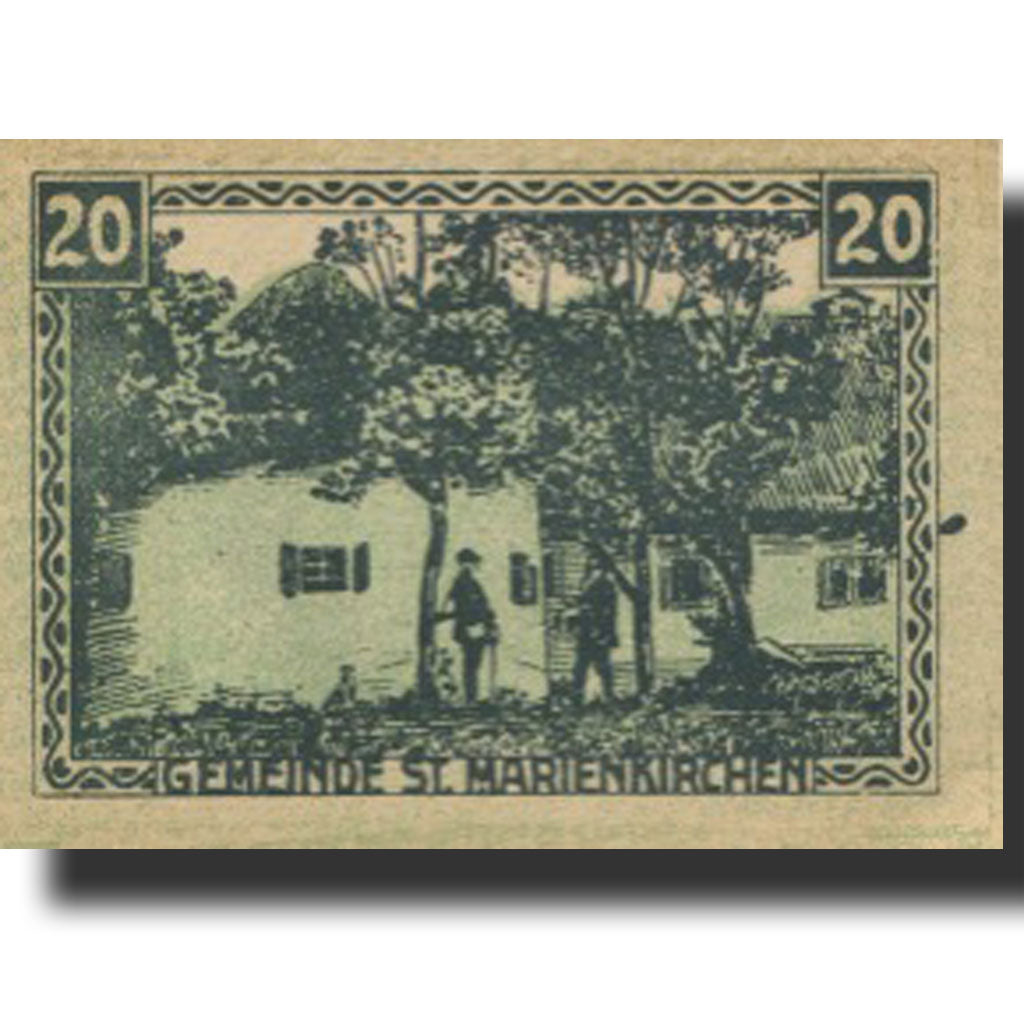 Banknote, Austria, Marienkirchen, 20 Heller, personnage, UNC(63), Mehl:FS 909a