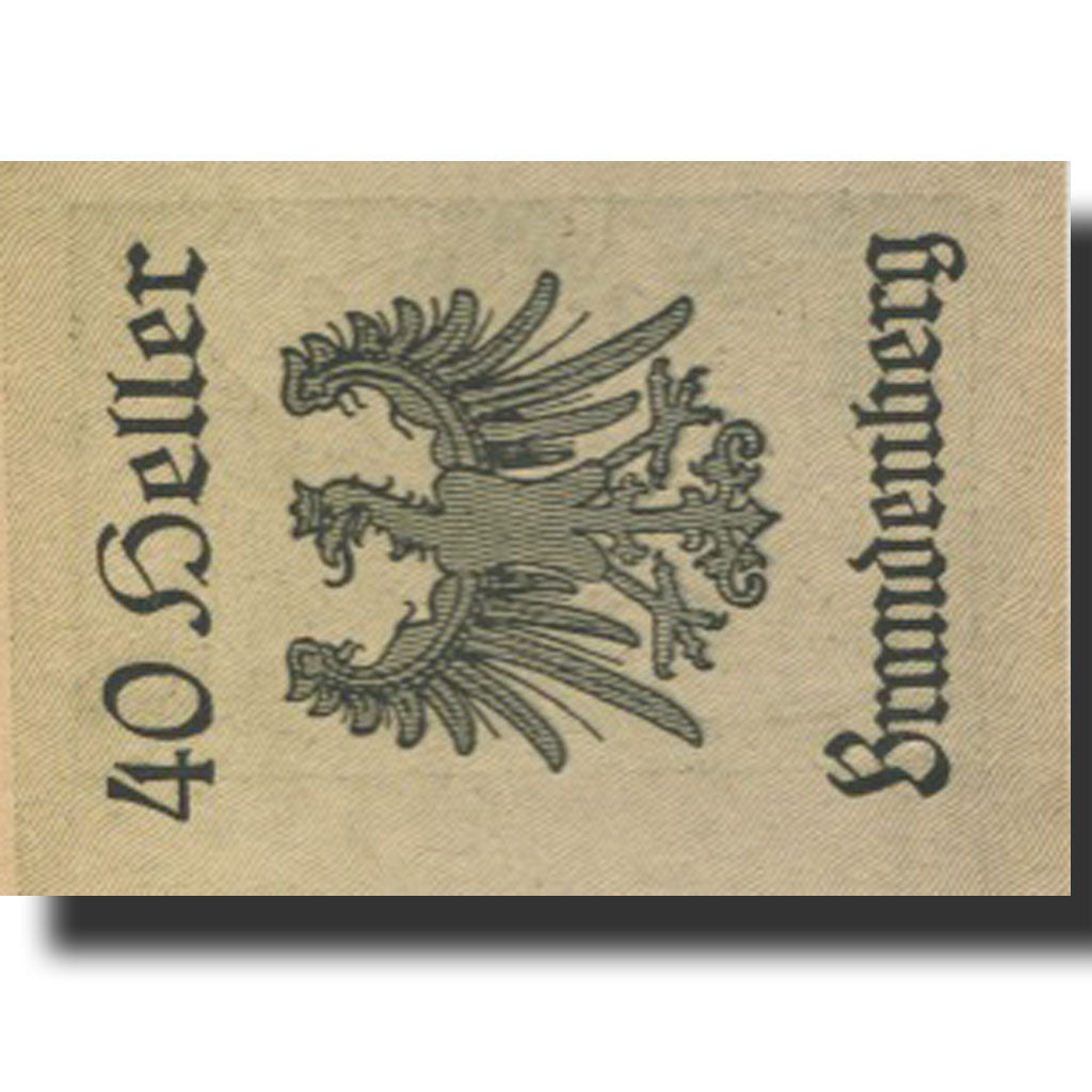 Banknote, Austria, Brandenberg, 40 Heller, hibou, 1920 UNC(63) Mehl:FS 99bA