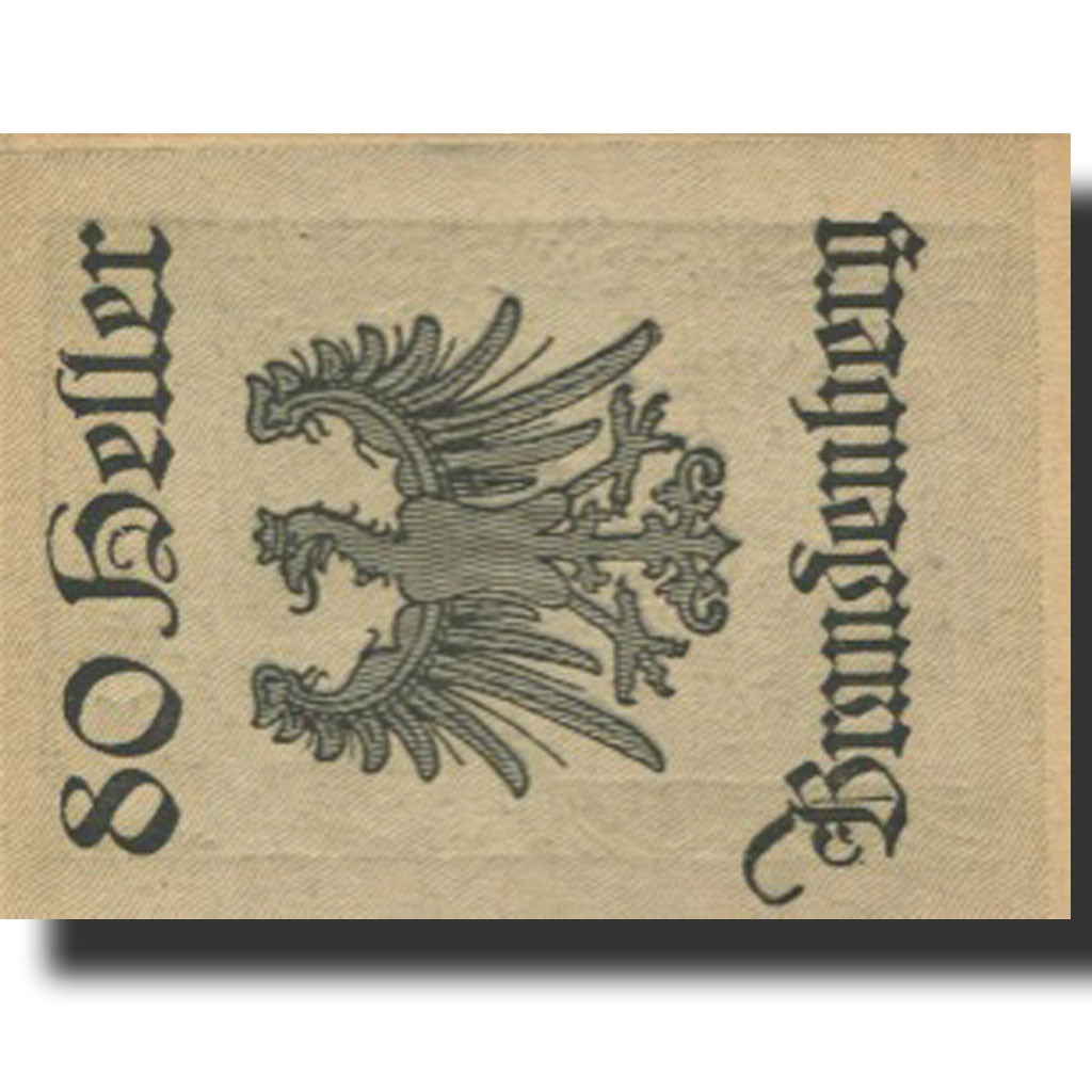 Banknote, Austria, Brandenberg, 80 Heller, cerf 2, 1920 UNC(63) Mehl:FS 99bA