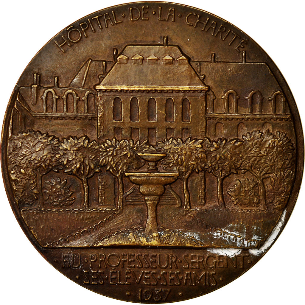 Frankrijk, Medaille, Professeur Emile Sergent, Hôpital de la Charité