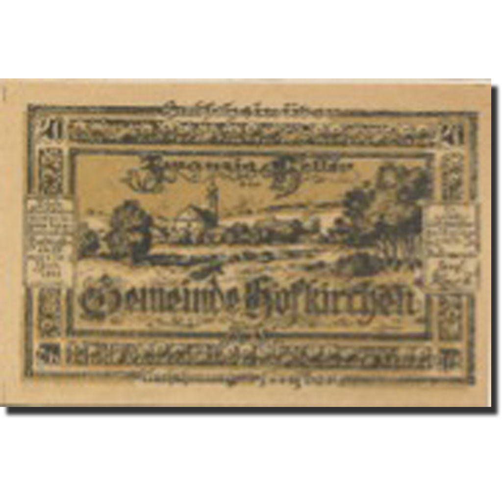 Banknote, Austria, Hofkirchen, 20 Heller, Blason, 1921 UNC(63) Mehl:FS 358a