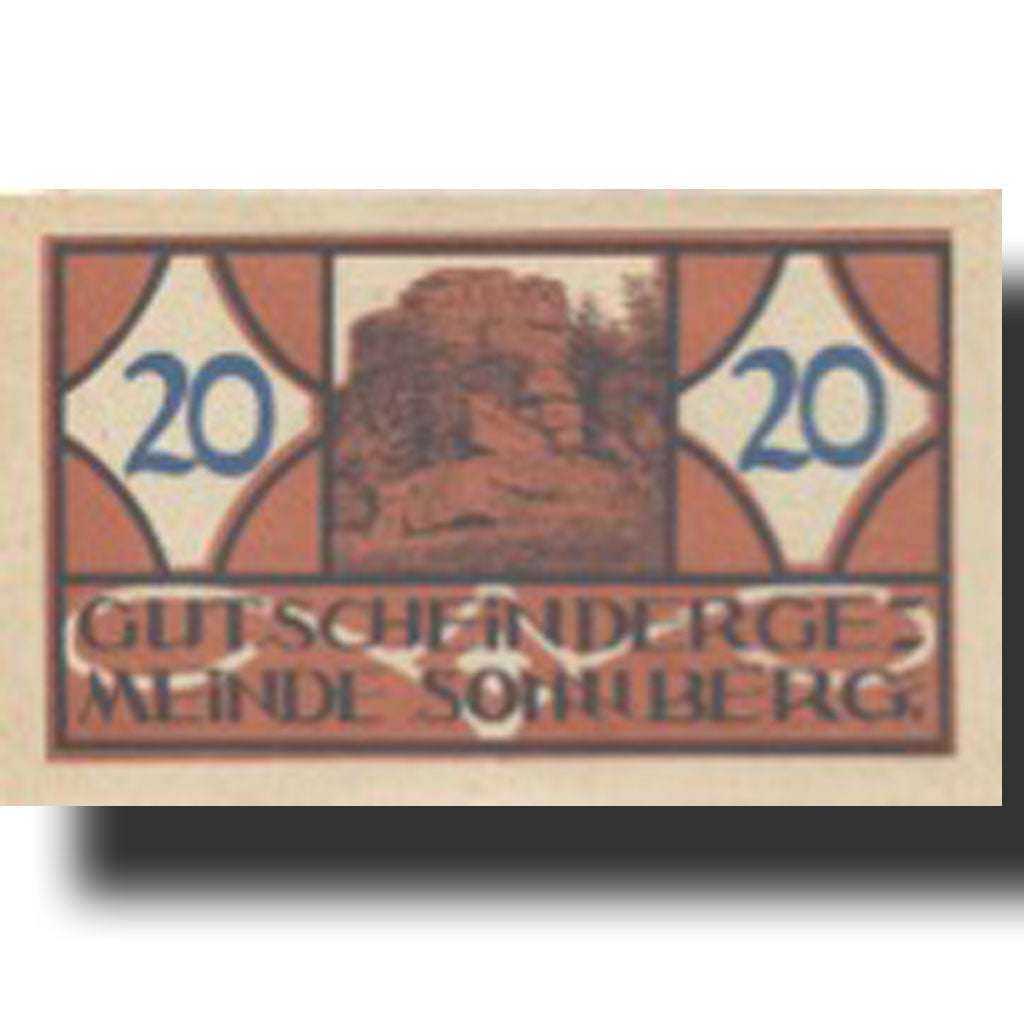Banknote, Austria, Sonnberg, 20 Heller, rocher, 1920 UNC(63) Mehl:FS1003a