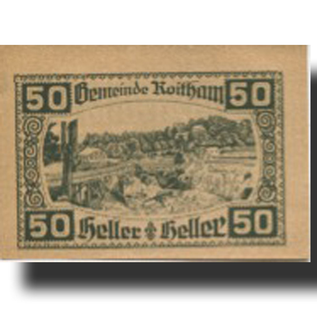 Banknote, Austria, Roitham, 50 Heller, pont 1920-12-31, UNC(63), Mehl:FS 843d