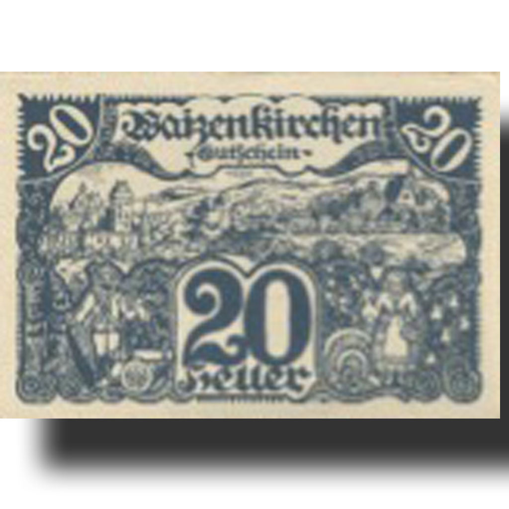 Banconote, Austria, 20 Heller, personnage, 1920, 1920-12-31, SPL, Mehl:FS 1128b