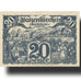 Banconote, Austria, 20 Heller, personnage, 1920, 1920-12-31, SPL, Mehl:FS 1128b