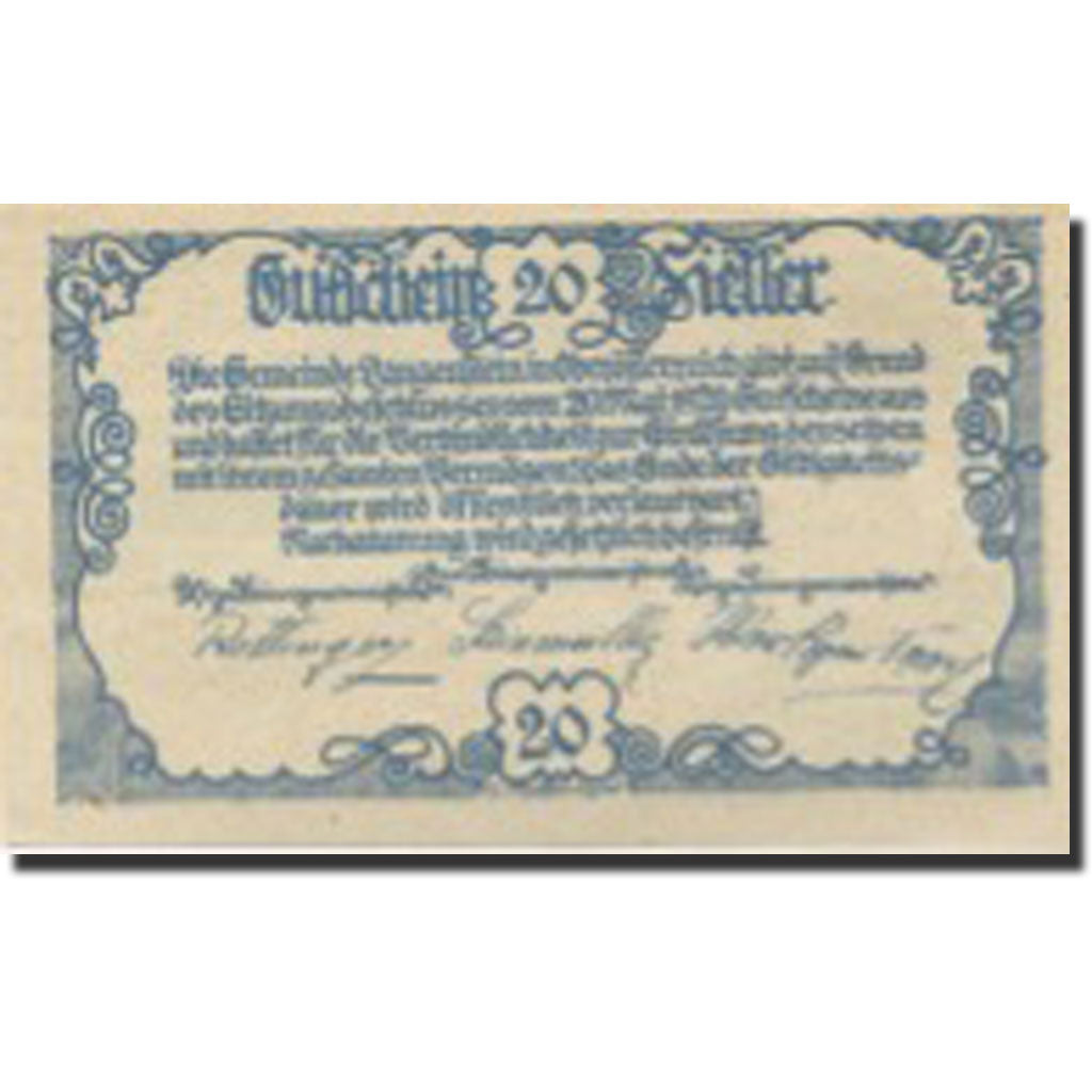 Banknote, Austria, Langenstein, 20 Heller, château, UNC(63), Mehl:FS 502a