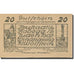 Banknote, Austria, Neustadt, 20 Heller, Monument, 1920 UNC(63) Mehl:FS 665a