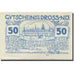 Banknote, Austria, Dross, 50 Heller, château 1, 1920 UNC(63) Mehl:FS 135.4