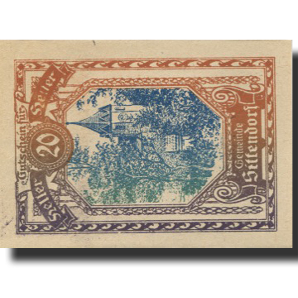 Banknote, Austria, Sittendorf, 20 Heller, Eglise 1, UNC(63), Mehl:FS 1001a