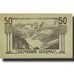 Banknote, Austria, Gosau, 50 Heller, montagne, UNC(63), Mehl:FS 251