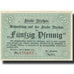 Banknote Germany Itzehoe 50 Pfennig, personnage 2, 1920, UNC(63) Mehl: 649.1a