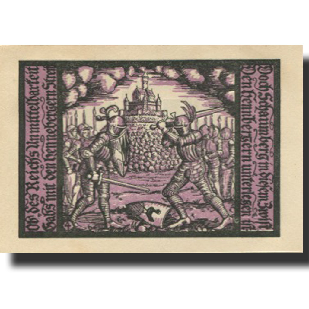Banknote, Germany, Schaltau, 50 Pfennig, Blason, 1921 UNC(63) Mehl:1171.1