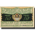 Geldschein Deutschland Zeulenroda 75Pfennig personnage 2, 1921 UNZ- Mehl:1470. 2