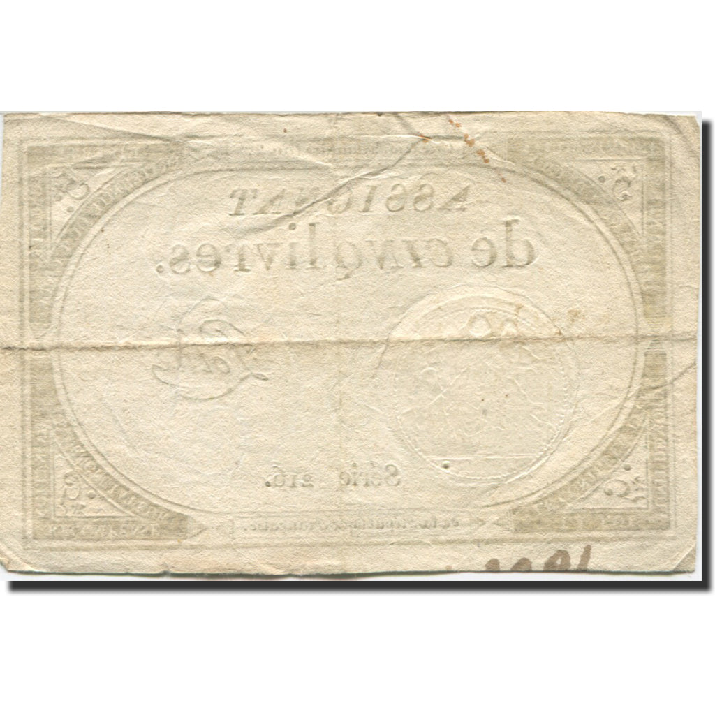 Francia, 5 Livres, 1793, Police, 10 brumaire de l'an 2 - (31 octobre 1793), MBC