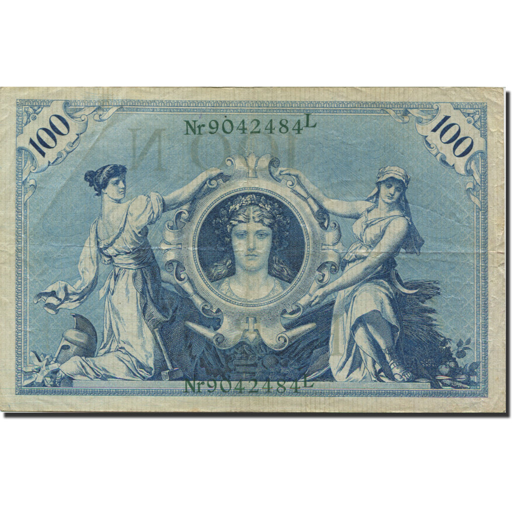 Billete, 100 Mark, 1908, Alemania, 1908-02-07, KM:34, MBC+