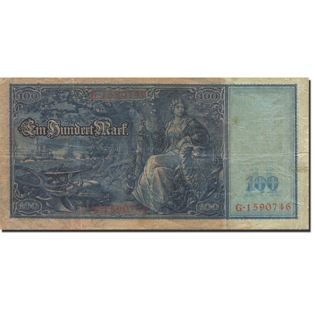 Biljet, Duitsland, 100 Mark, 1910, 1910-04-21, KM:42, TB+