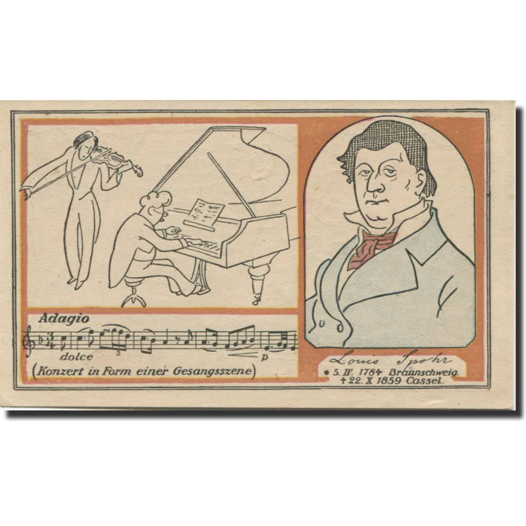 Banknote, Germany, Braunschweig, 25 Pfennig, musicien, 1921, UNC(63), Mehl:158.1