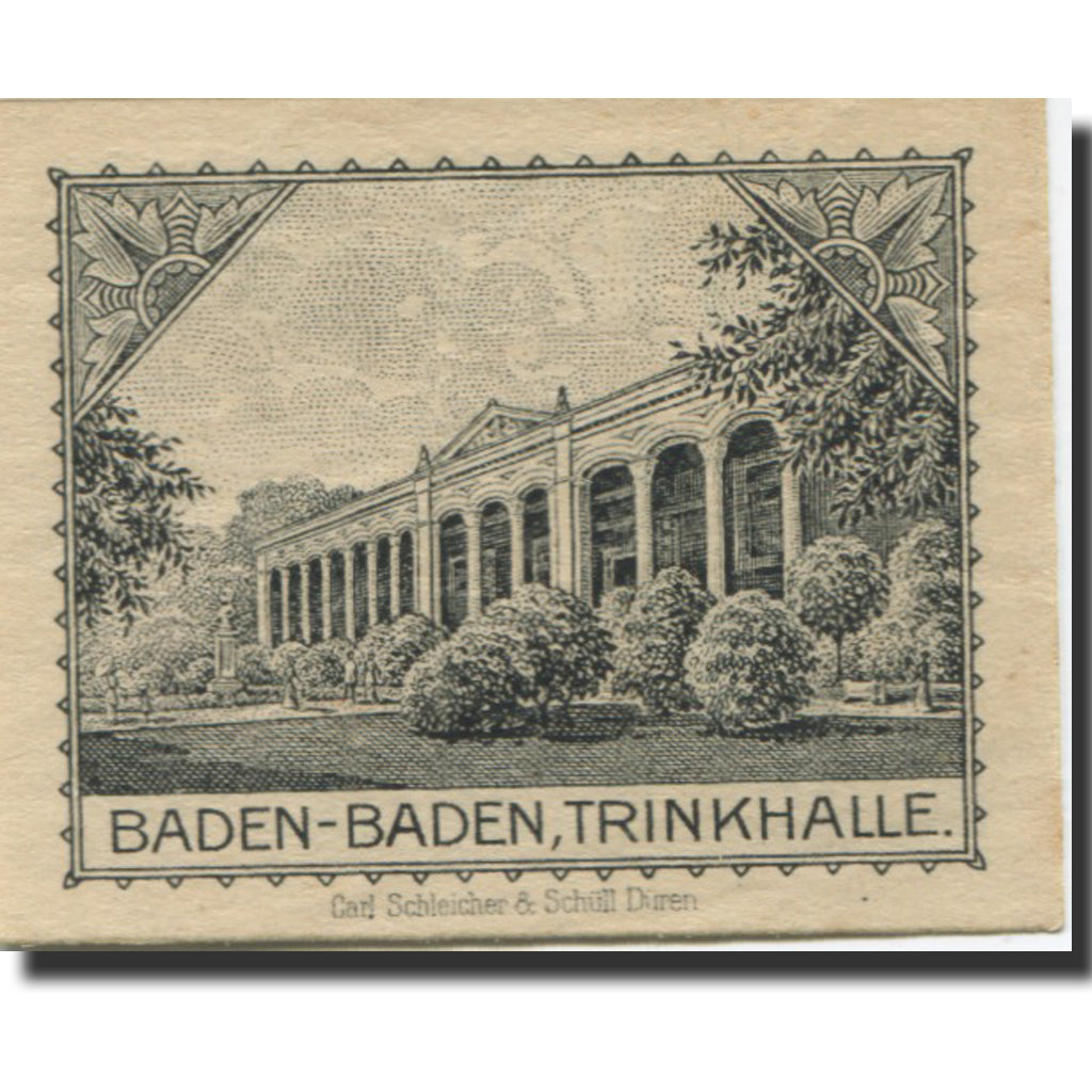 Banknote, Germany, Baden, 10 Pfennig, Blason, 1920 UNC(63) Mehl:3.2