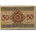 Geldschein, Deutschland, Worbis, 50 Pfennig, personnage, 1919 SS Mehl:H23.2c