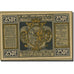 Banknote, Germany, Greiffenberg, 25 Pfennig, personnage, 1920 UNC(63) Mehl:470.1