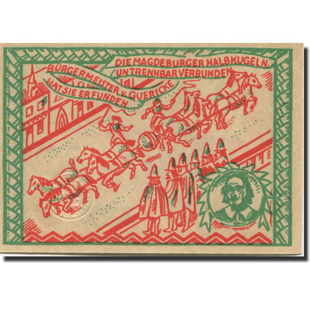 Banknote, Germany, Magdeburg, 50 Pfennig, roi, 1921, UNC(63), Mehl:857.1