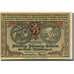 Banknote, Germany, Mühlberg, 50 Pfennig, Blason, 1921 UNC(63) Mehl:903.1