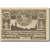 Banknote, Germany, Bürgel, 50 Pfennig, personnage, 1921 UNC(63) Mehl:201.1a